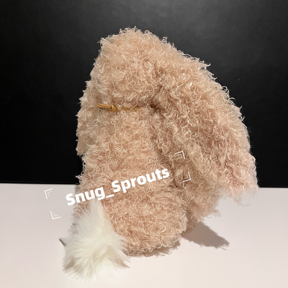 AUTHENTIC‼️ NWT Jellycat bashful luxe bunny curly - sweet face! - Retired! - Picture 3 of 6